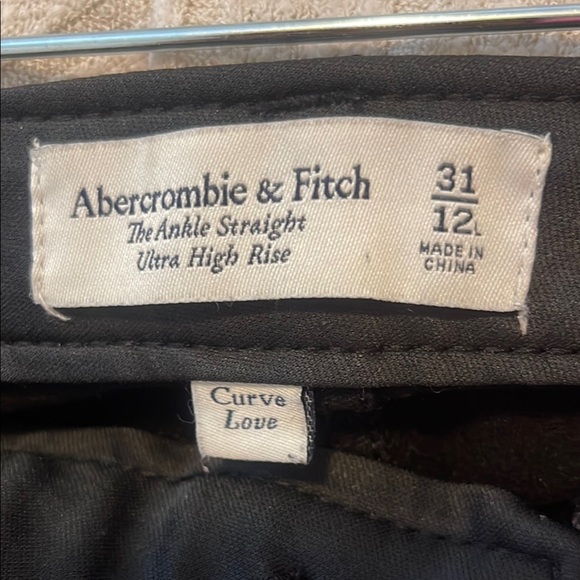 Abercrombie & Fitch Black Leather Pants - Picture 4 of 4